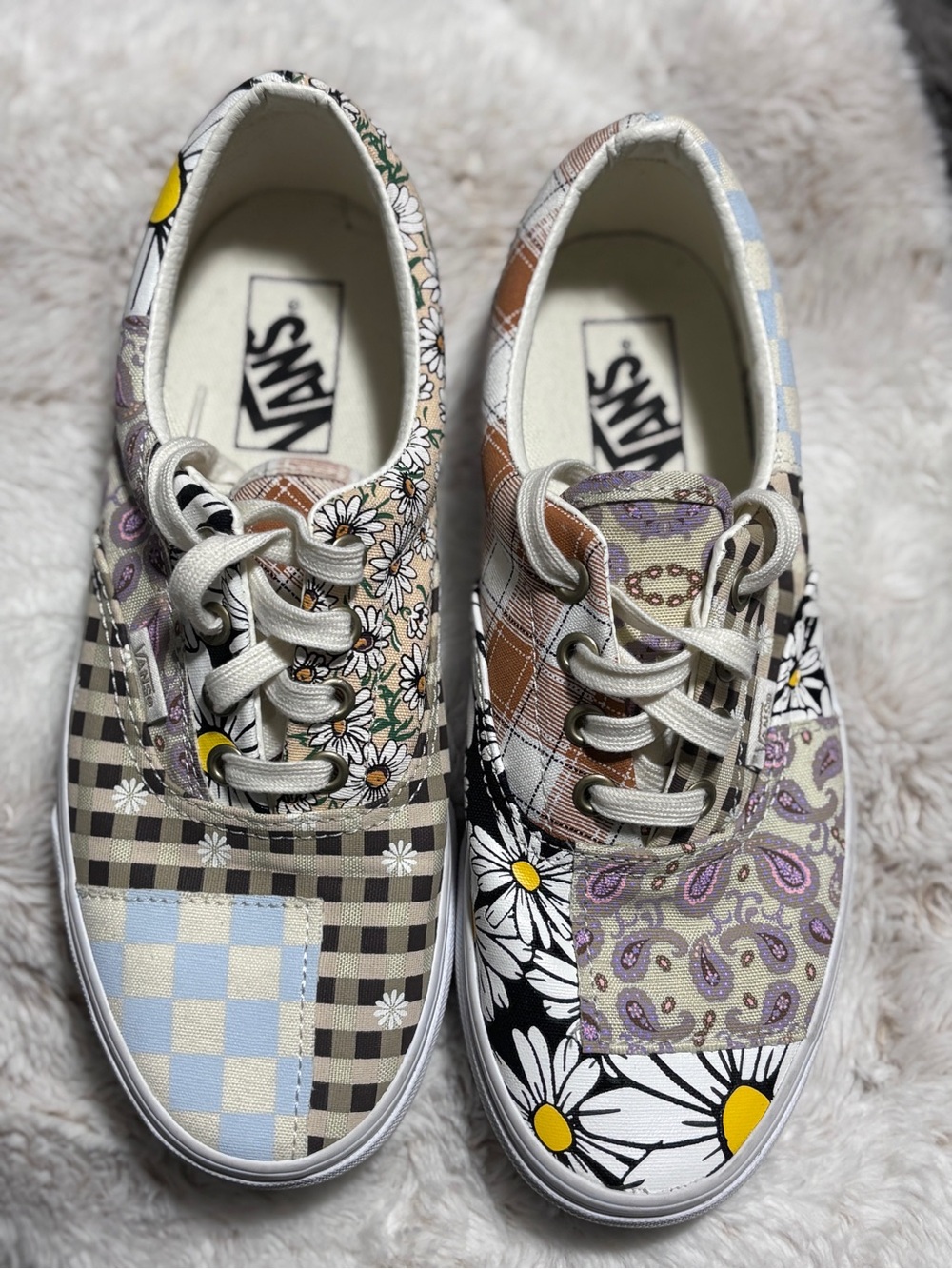Vans Era Meadow Patchwork Women’s Shoe in Size 7.5